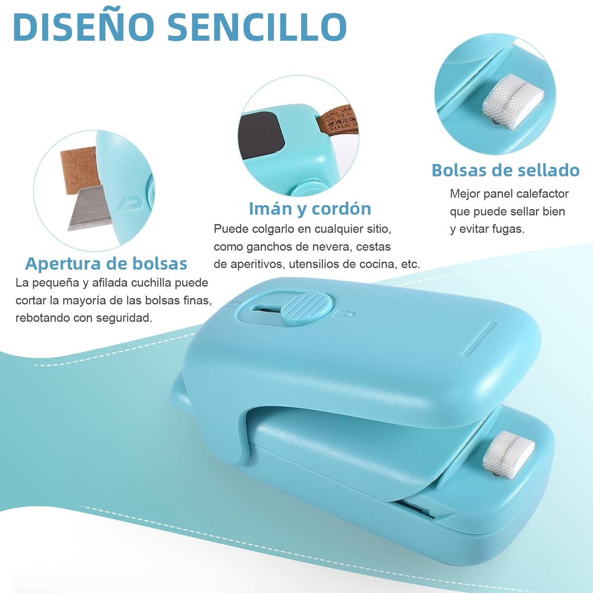 LELOX - Mini selladora de bolsas