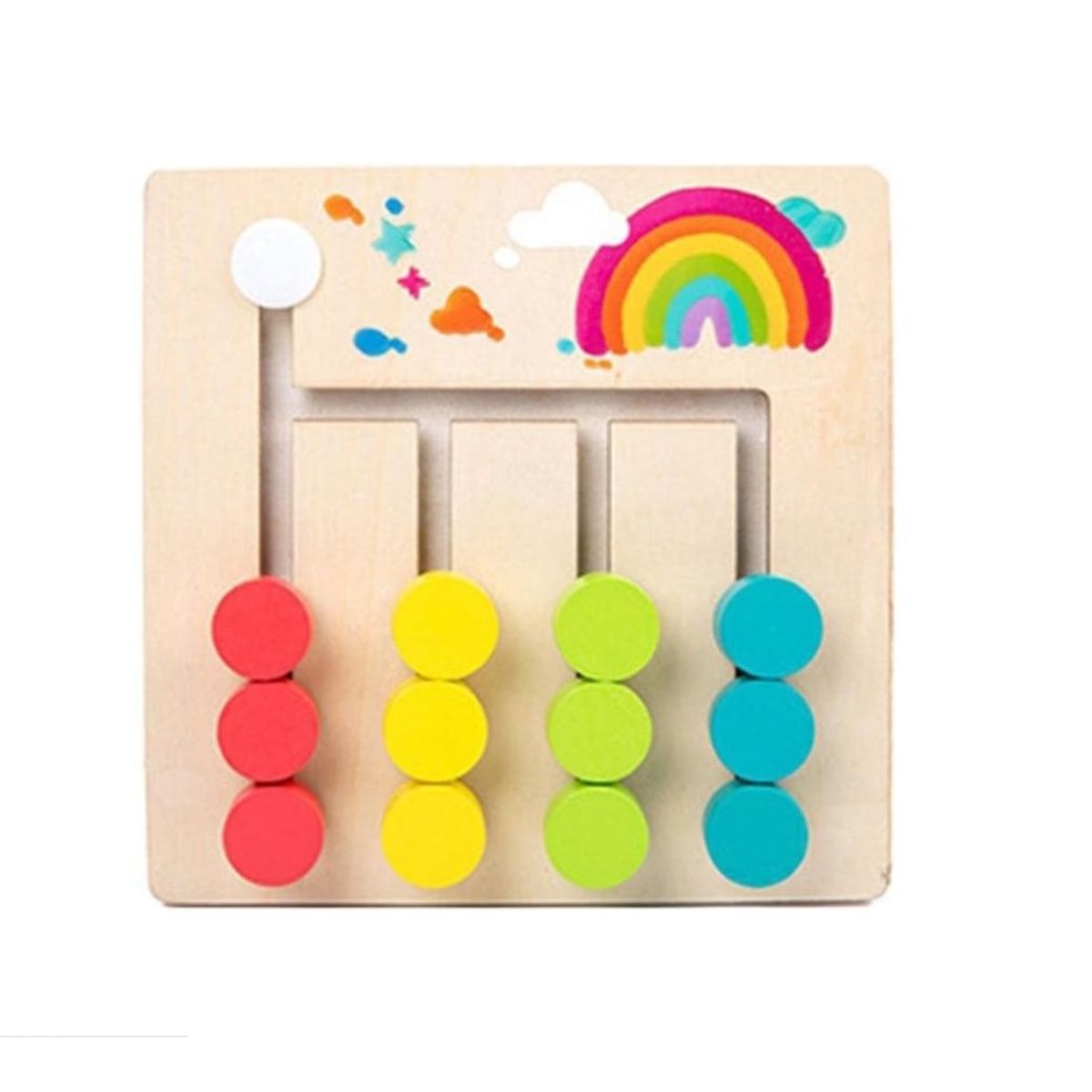 GENERICO - Patrones De Colores Combinación Juego Para Niños Montessori