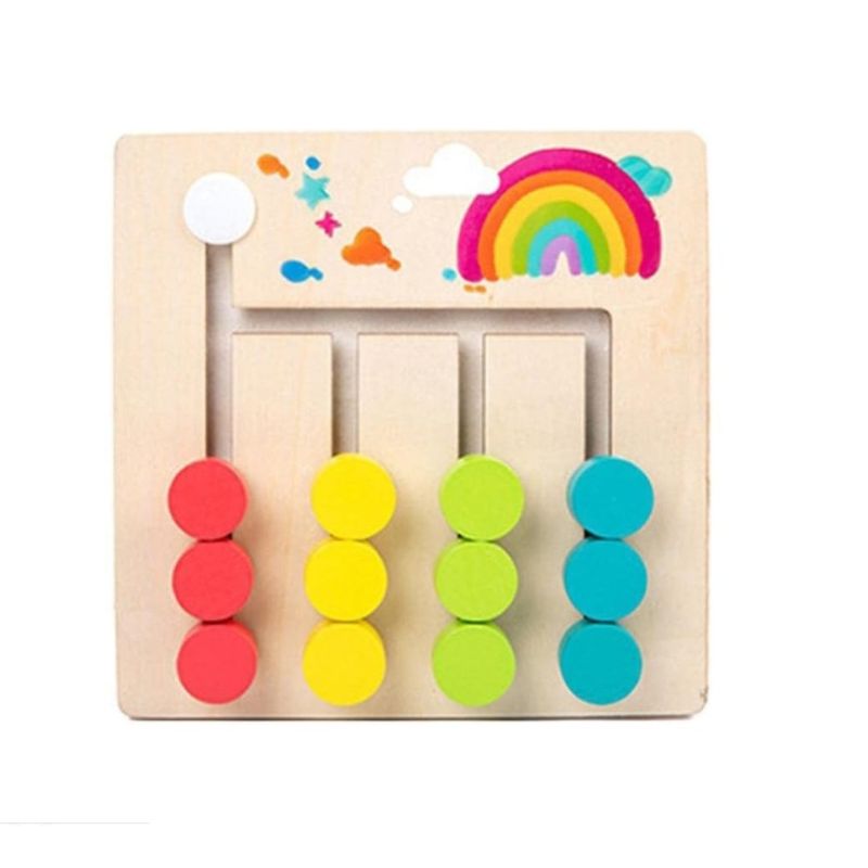 GENERICO - Juego Patrones De Colores Combinación Para Niños Montessori
