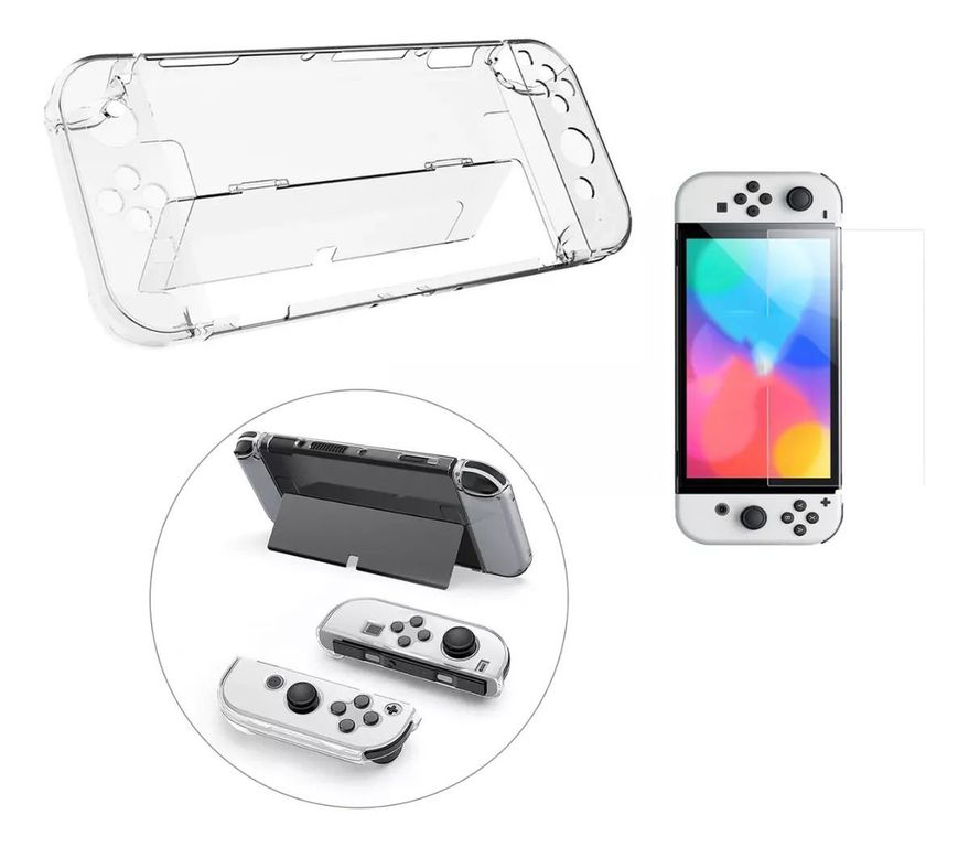 KUANGYE Pack Carcasa Protectora Para Nintendo Switch Oled Lamina