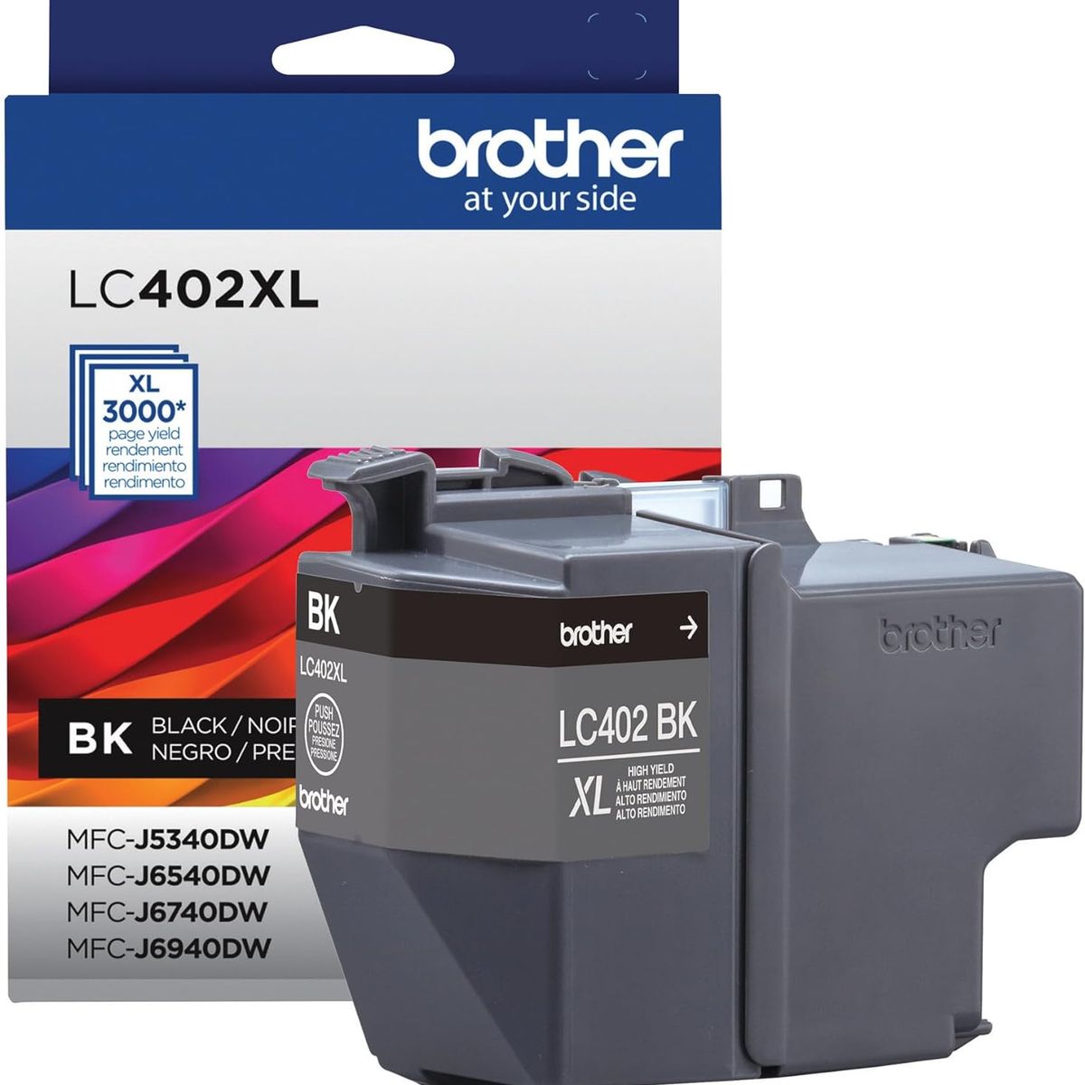 BROTHER - Cartucho de Tinta Brother LC402XLBKS XL 3000 páginas Negro BROTHER