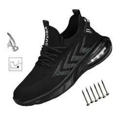 GENERICO - Zapatos De Trabajo De Gas Antigolpes Y Antipinchazos