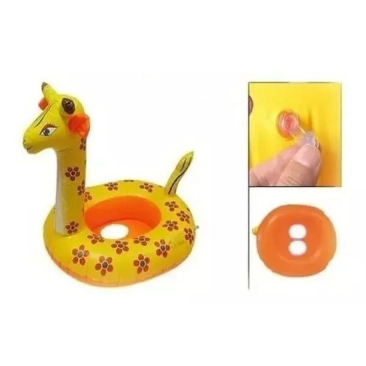 GENERICO - Flotador Salvavidas Piscina Estilo Jirafa Verano Niños