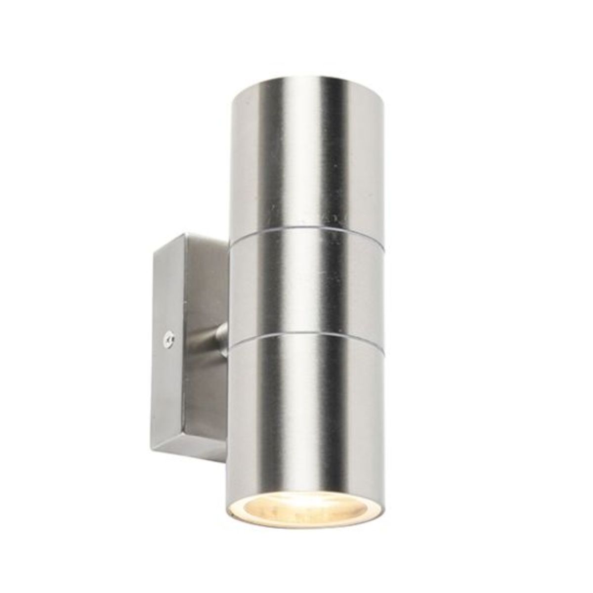 GENERICO - Foco Aplique Porta Gu10 Gris Exterior O Interior Muro Want luz calida