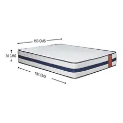 COLBOX - Colchón Valdivia C2 2 Plazas 150x190x30 Cm