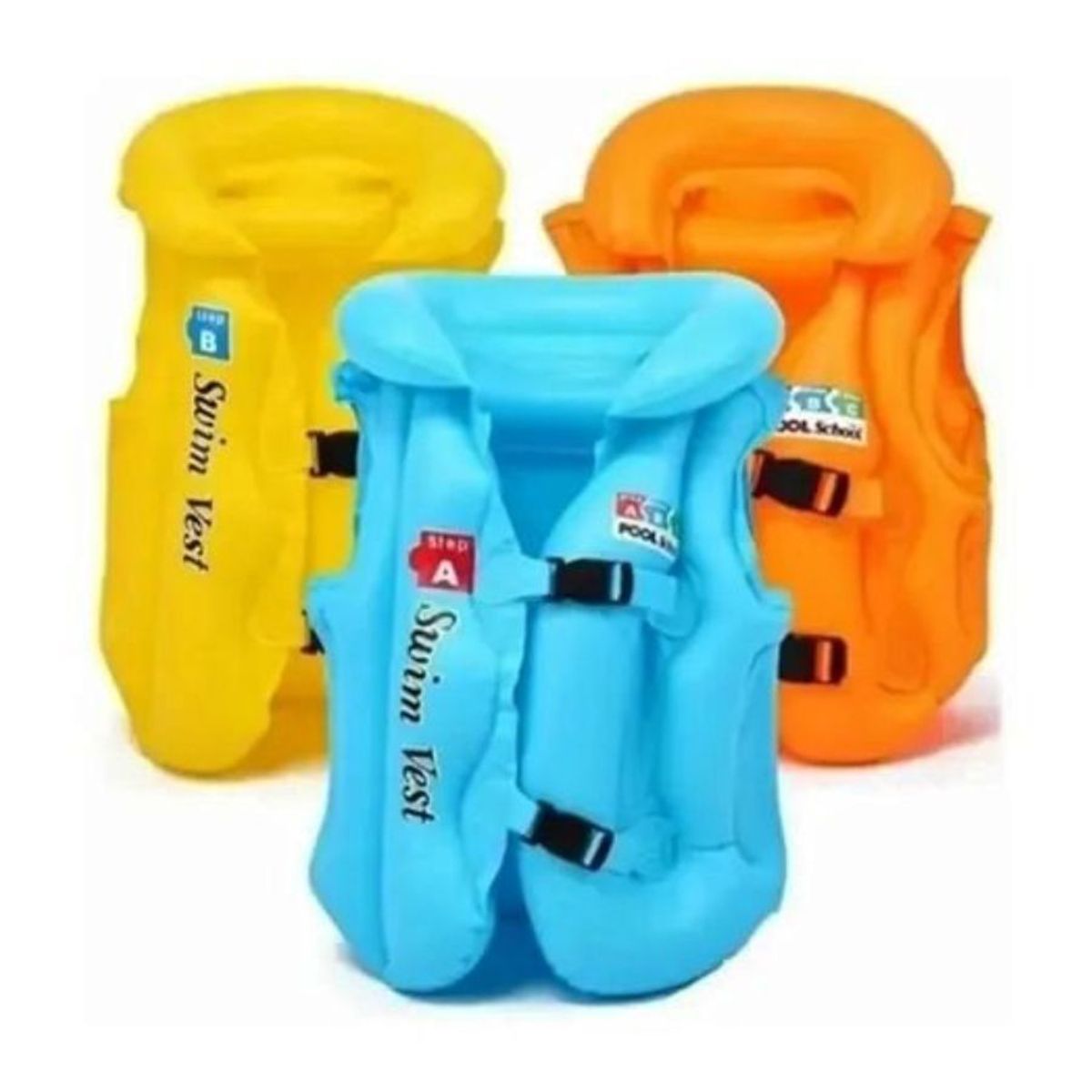 GENERICO - Flotador Niño Niña Chaleco Inflable Para Piscinas Talla M Colores Surtidos