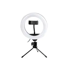 DBLUE - Aro Led Celular Con Control De Luz Y Trípode - SC
