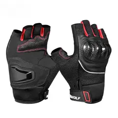 MOTOWOLF - Guantes Para Motociclismo Abiertos de Verano 0327