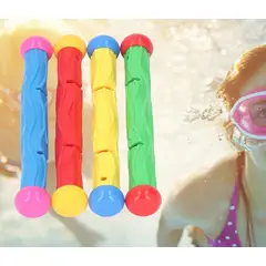 GENERICO - Juguetes de Buceo Piscina 4 Un, Tubos Sumergibles Para Niños