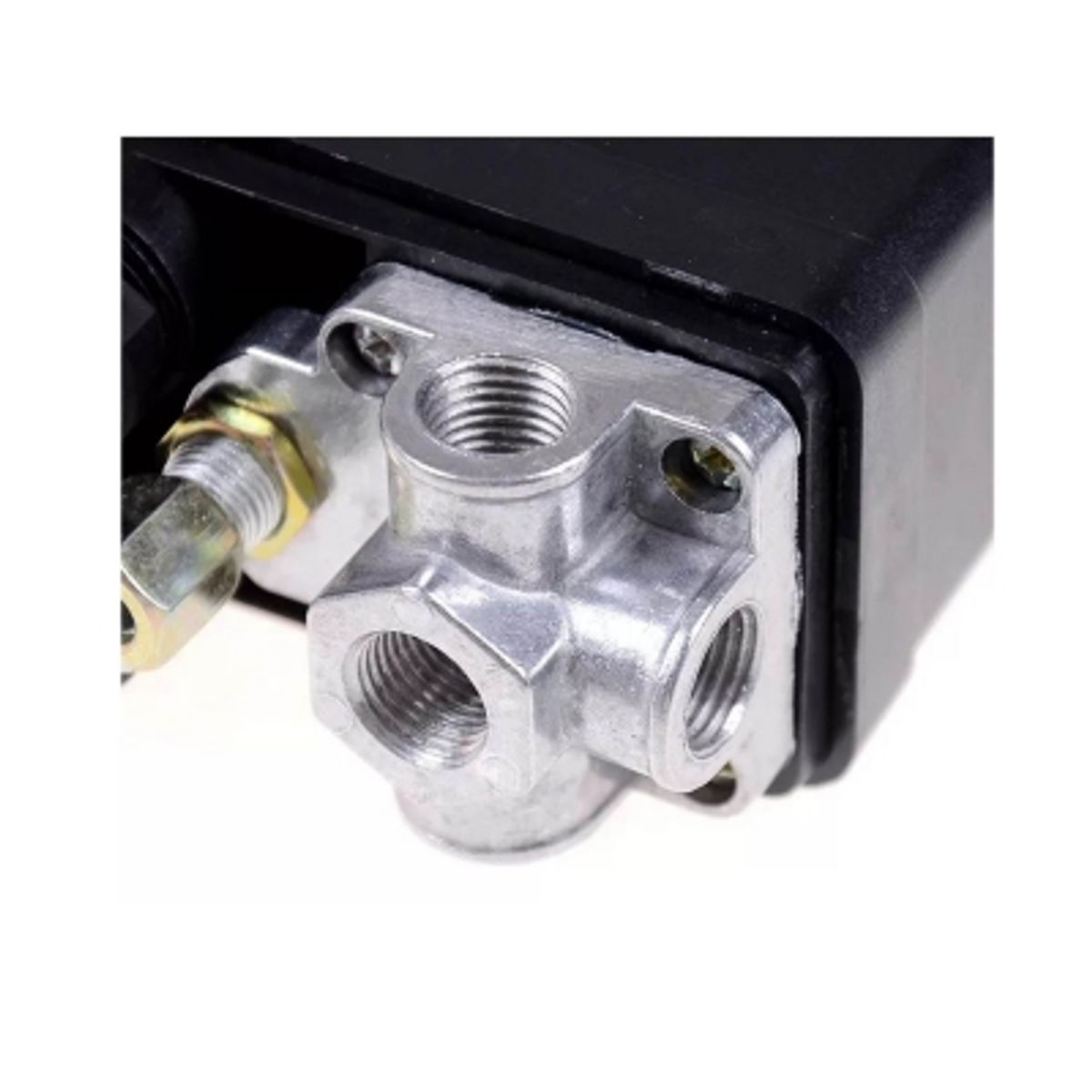 GENERICO - Presostato 4 Vías Válvula Control De Presión Compresor Aire