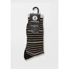 VOLCOM - Socks Stripes Negro Hombre
