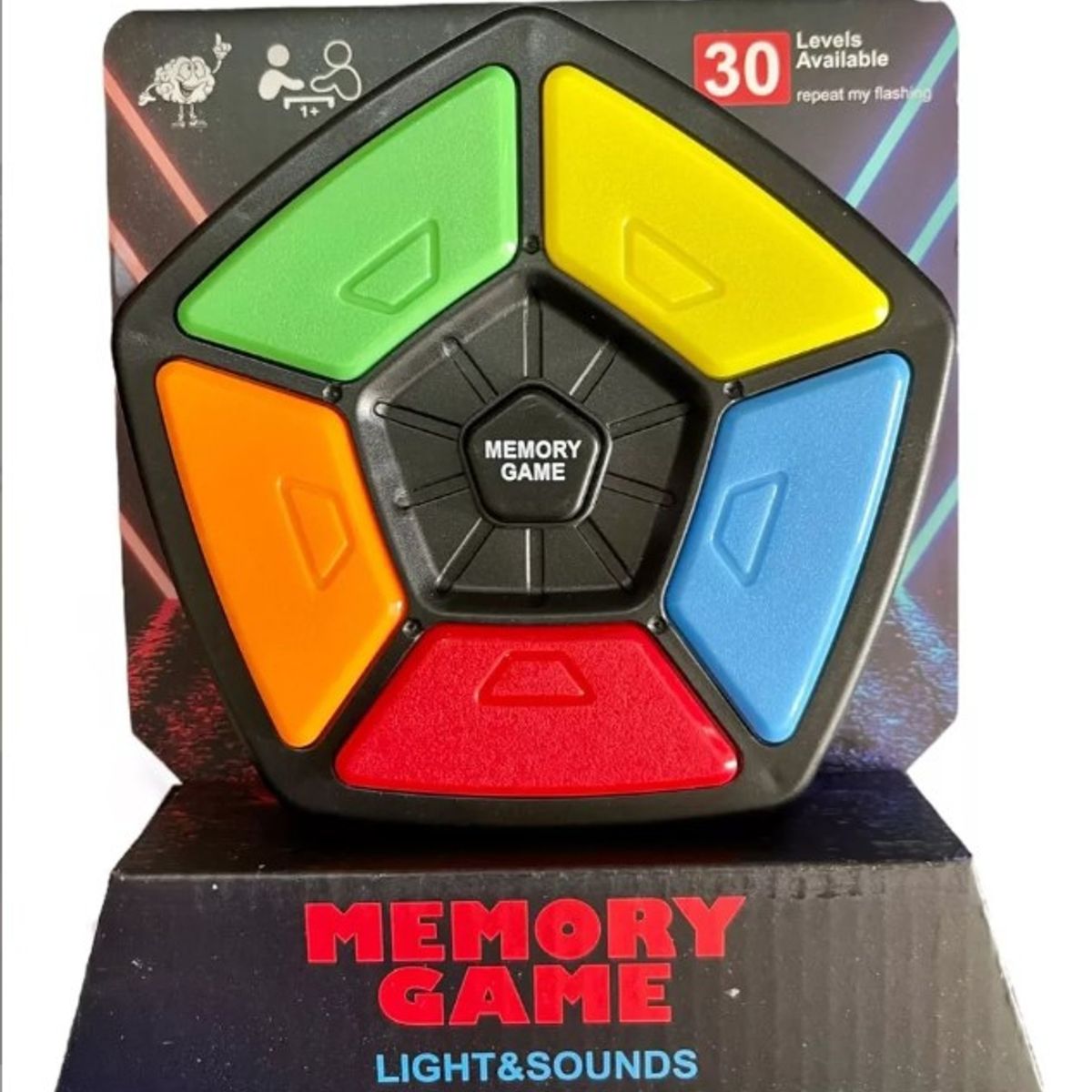 GENERICO - Juego Mesa Memorice De Colores Simon Luminoso Juguete Niño