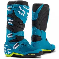 FOX RACING - Botas COMP Azul Fluor