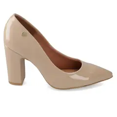 VIZZANO - Zapato Taco Cuadrado Charol Beige