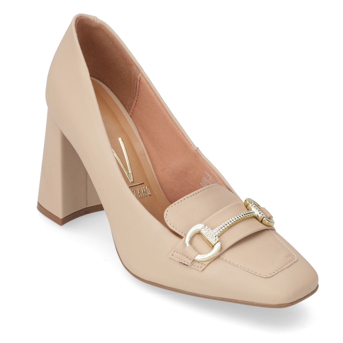 VIZZANO - Zapato Mujer Taco Cuadrado Beige Vizzano