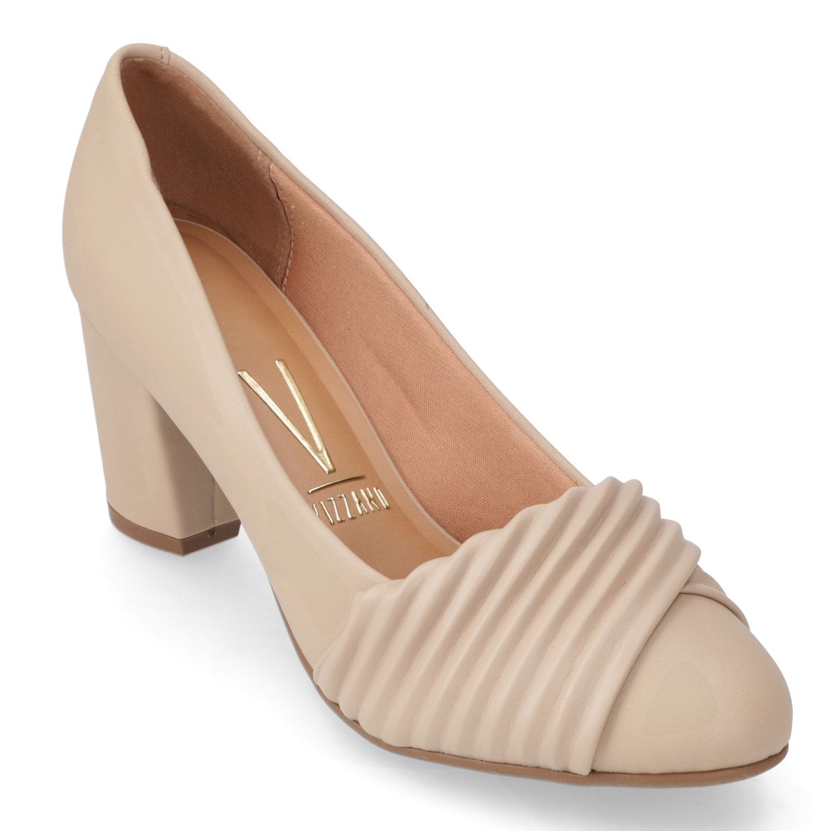 VIZZANO - Zapato Mujer Taco Cuadrado Beige Vizzano