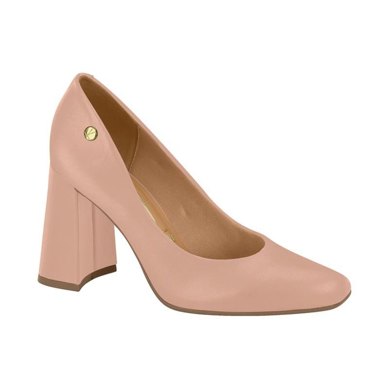 VIZZANO - Zapato Mujer Taco Cuadrado Nude Vizzano