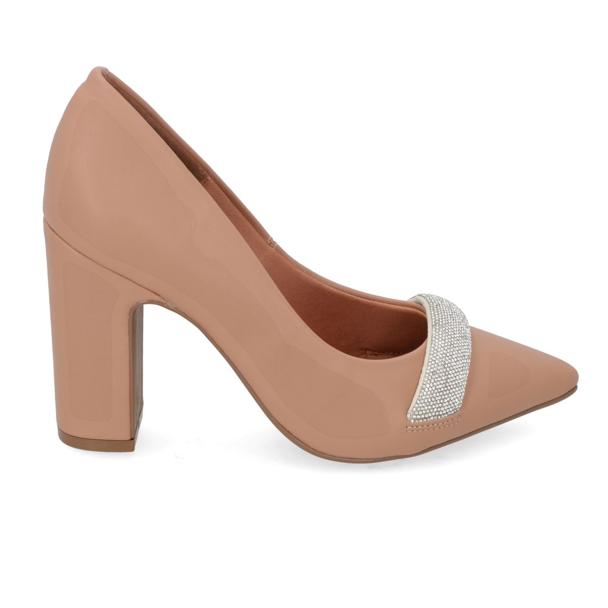 VIZZANO - Zapato Mujer Taco Cuadrado Nude Vizzano