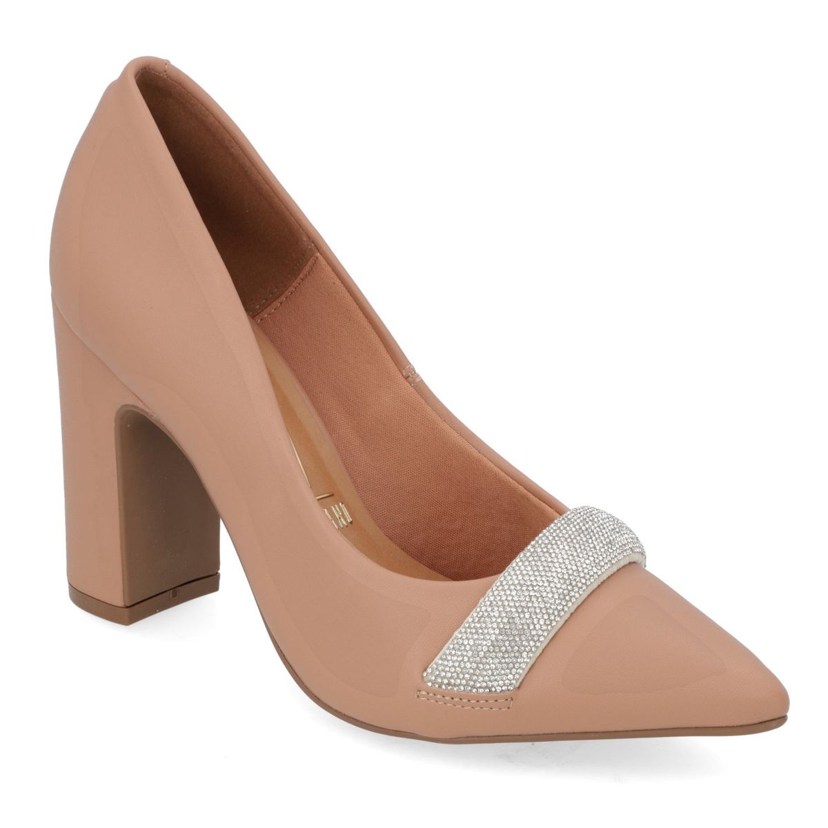 VIZZANO - Zapato Mujer Taco Cuadrado Nude Vizzano