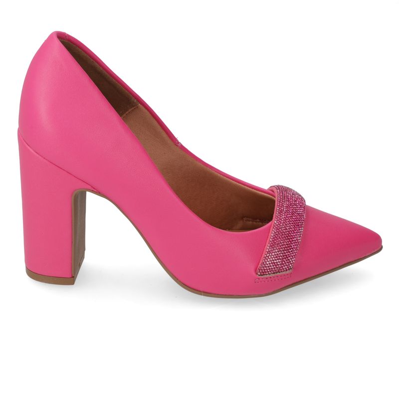 VIZZANO - Zapato Mujer Taco Cuadrado Rosado Vizzano