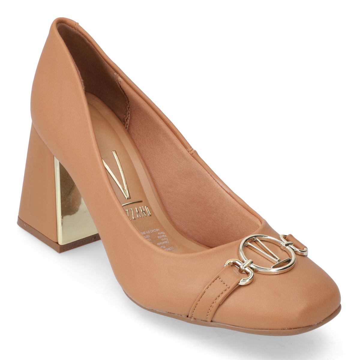 VIZZANO - Zapato Mujer Taco Cuadrado Camel Vizzano