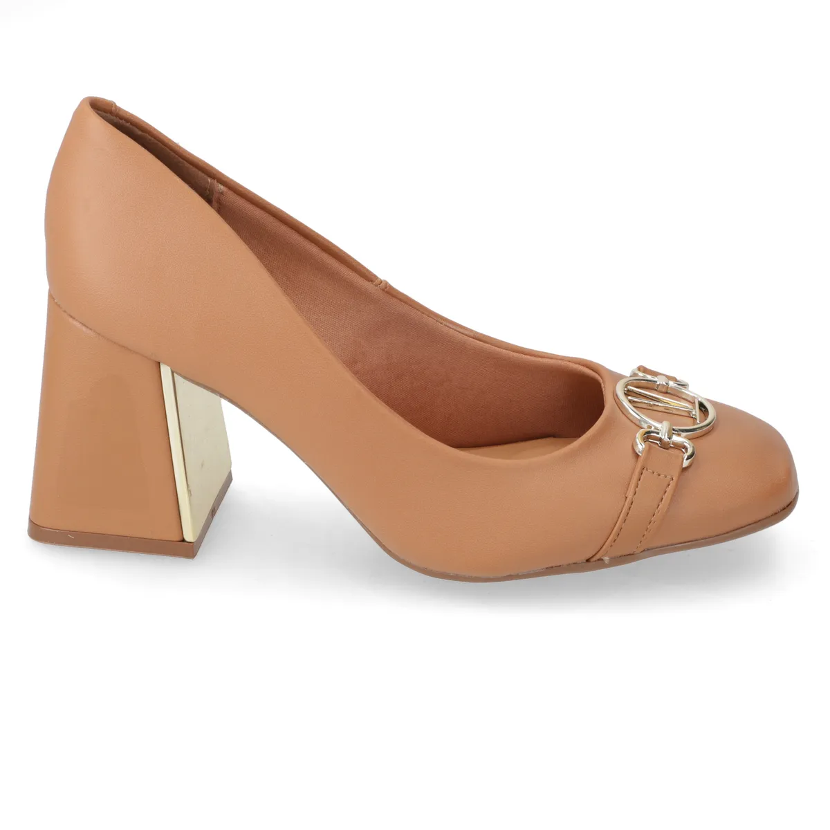 VIZZANO - Zapato Mujer Taco Cuadrado Camel Vizzano