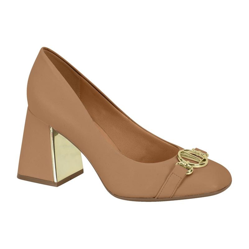 VIZZANO - Zapato Mujer Taco Cuadrado Camel Vizzano