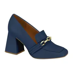 VIZZANO - Zapato Taco Cuadrado EcoCuero Azul