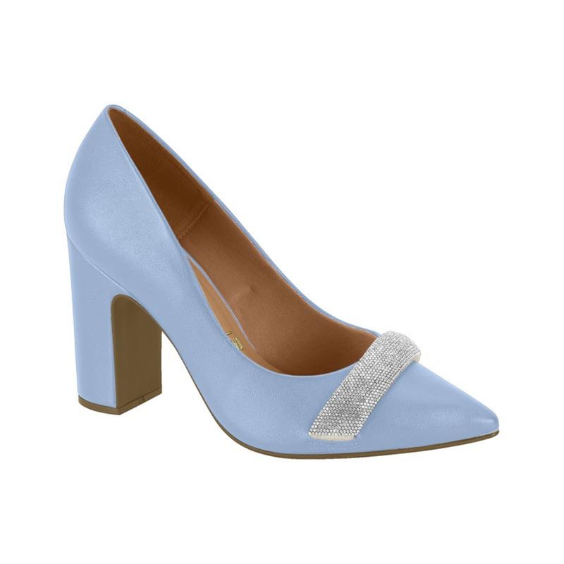 VIZZANO - Zapato Mujer Taco Cuadrado Jeans Azul Vizzano