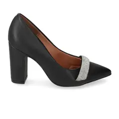 VIZZANO - Zapato Mujer Taco Cuadrado Negro