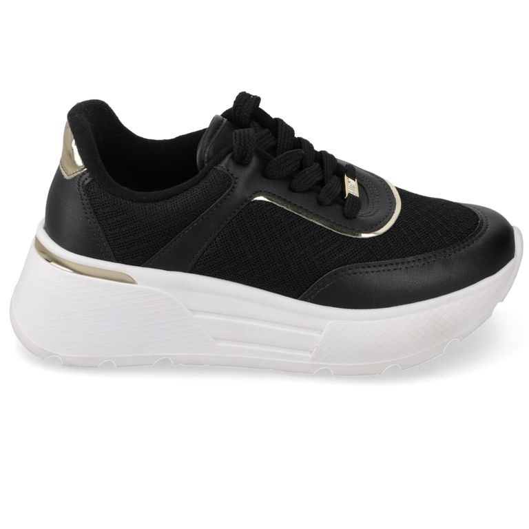 Zapatilla Casual Mujer Negro