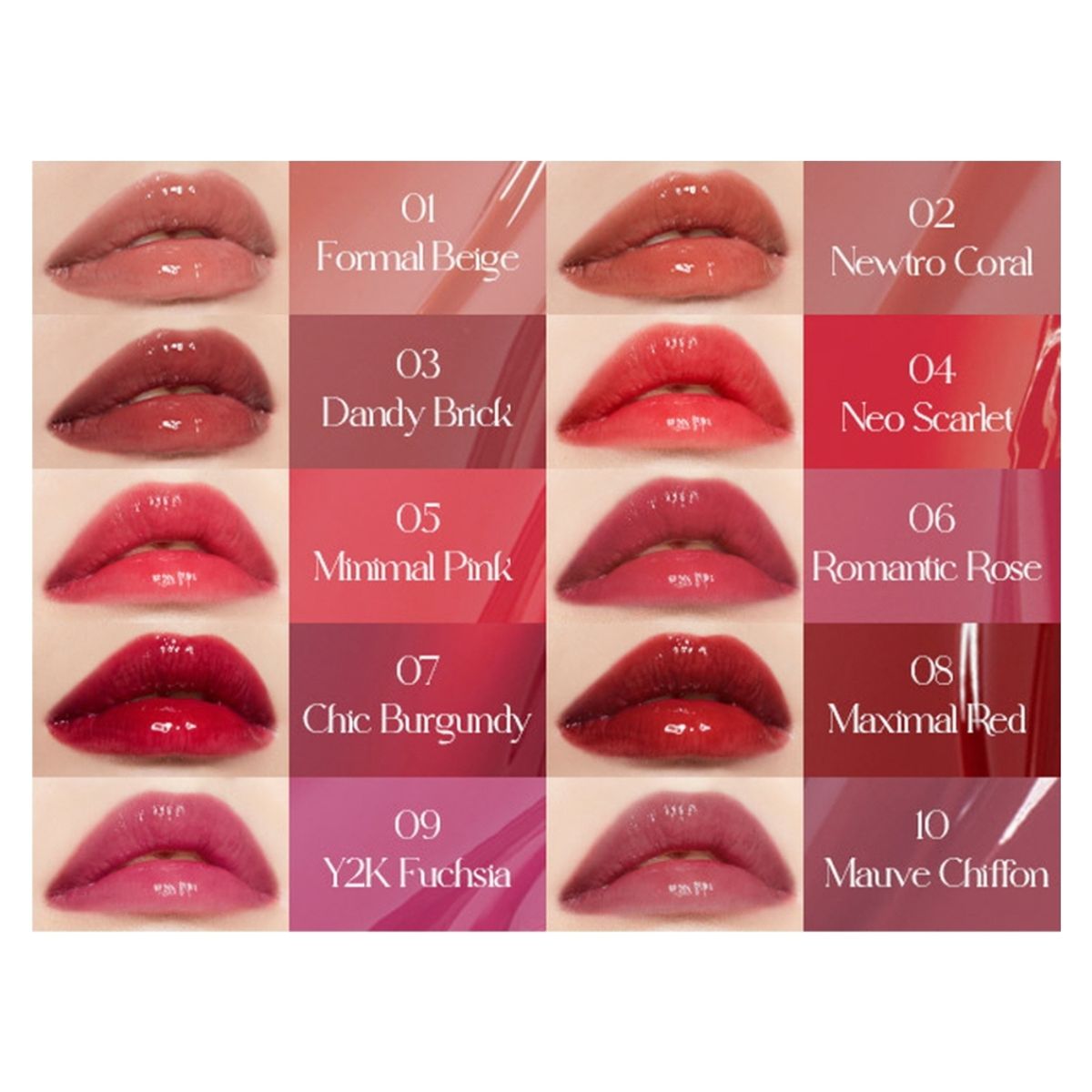 I'M MEME - Tinte Labial SILHOUETTE GLOSS 06 ROMANTIC ROSE Coreana