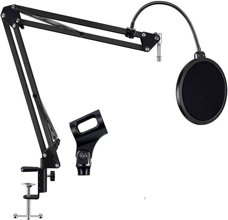 Kit Profesional Brazo Microfono Antipop Soporte Ara?a Studio | Sodimac ...
