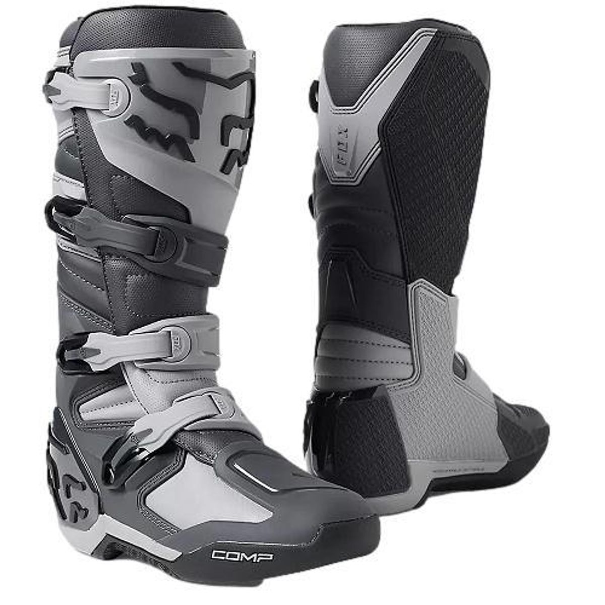 FOX RACING - Botas FOX RACING COMP Gris Negra