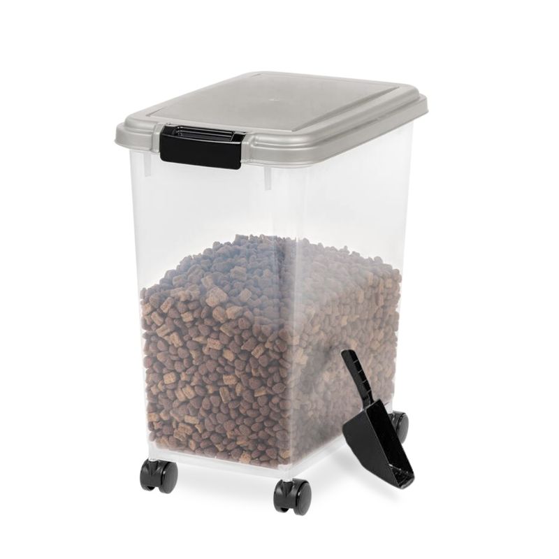 SANTU HOME & DECO - Contenedor Hermético Con Ruedas Para Alimentos 7.5 kg