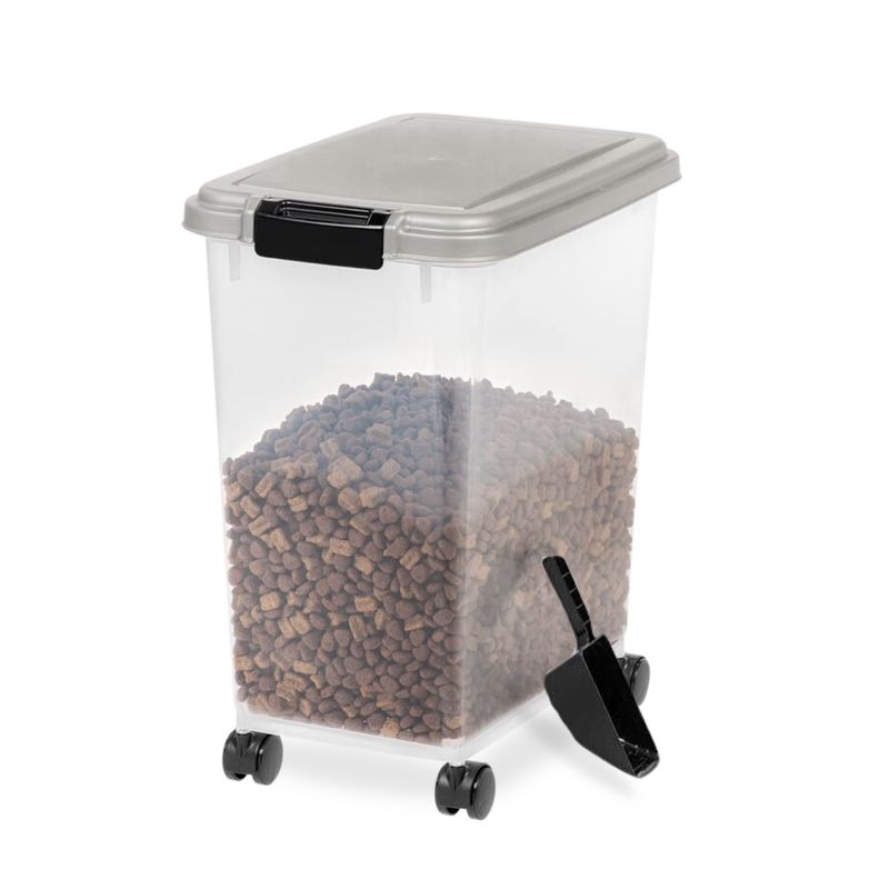 SANTU HOME & DECO - Contenedor Hermético Con Ruedas Para Alimentos 7.5 kg