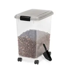 SANTU HOME & DECO - Contenedor Hermético Con Ruedas Para Alimentos 7.5 kg