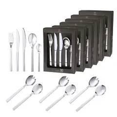 ARTHOME - Set Cuchilleria 186 Piezas Acero Inoxidable CUC24