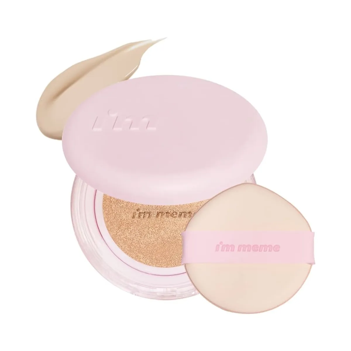 I'M MEME - Cushion WONDER VELVET LASTING 02 BEIGE - Cosmética Coreana