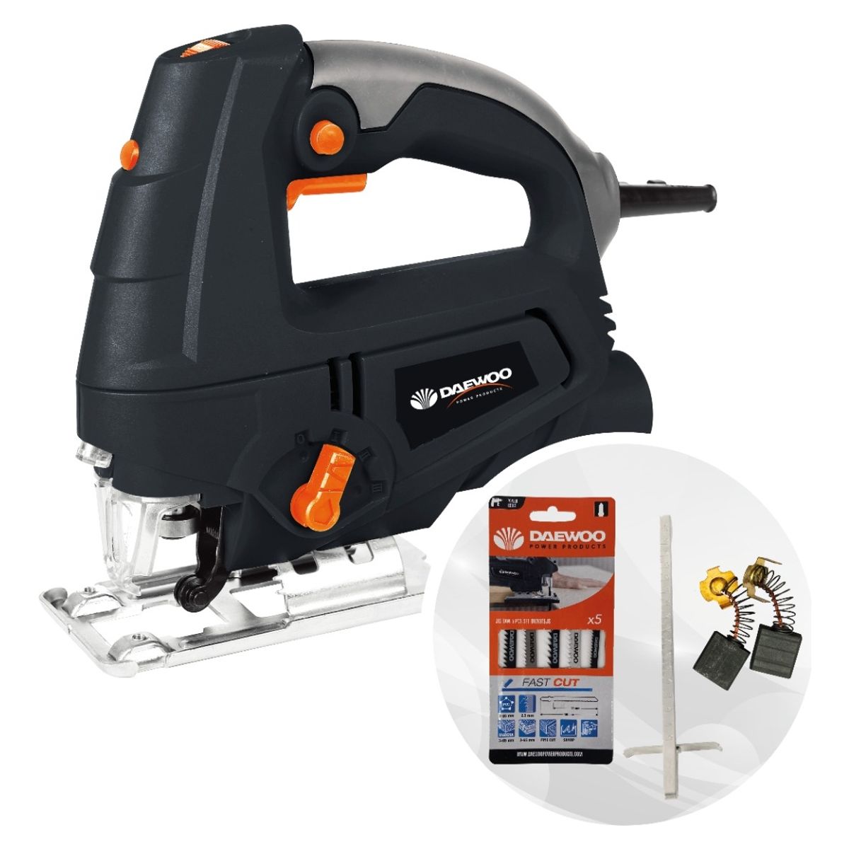 DAEWOO - Sierra Caladora Daewoo 710w Metal/madera DAJS710 + 5 Sierras