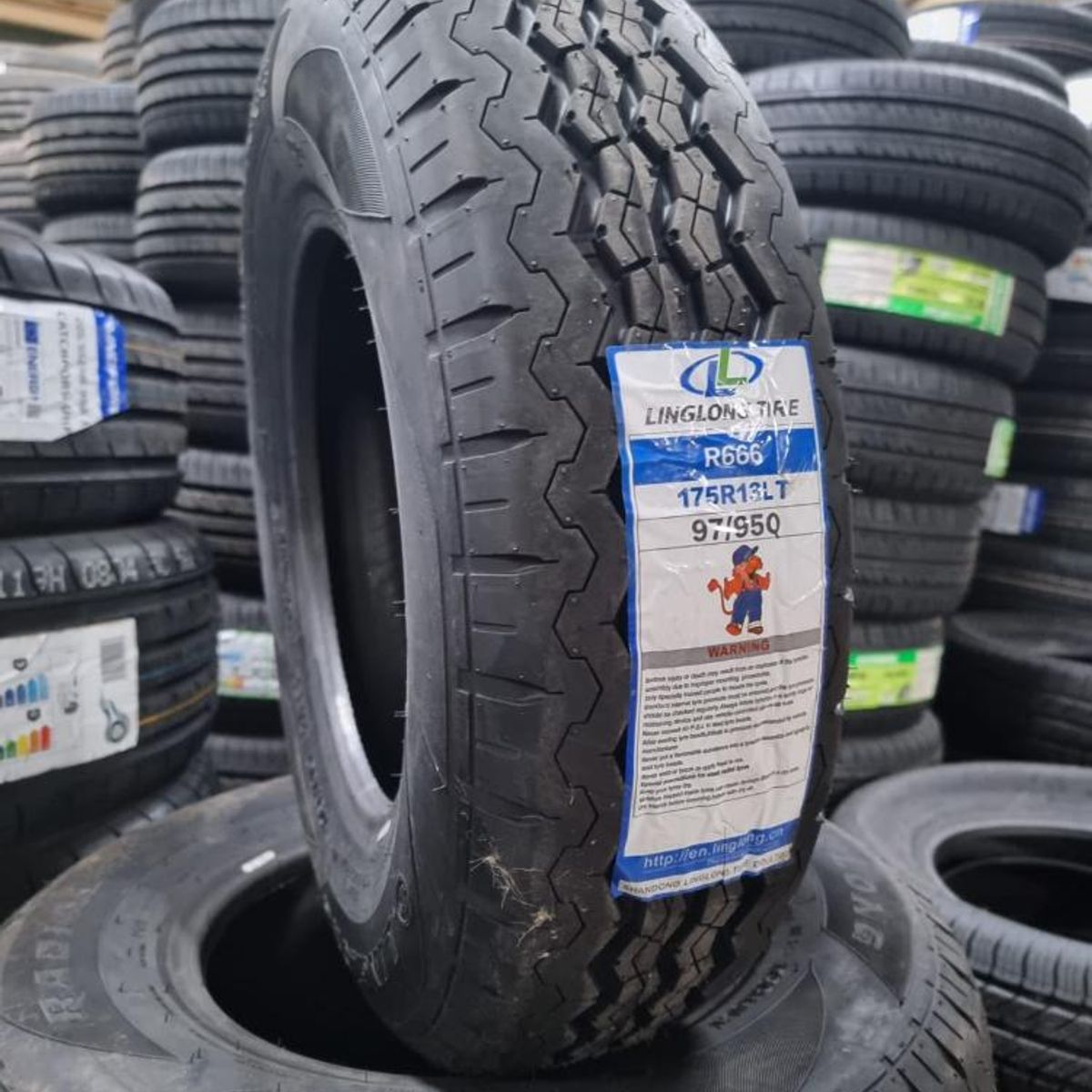 LINGLONG - NEUMATICO 175 R13LT 8PR LINGLONG R666 97/95Q LINGLONG