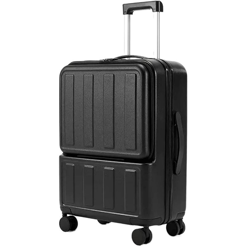 WAKESHOME - Maleta con Puerto De Carga USB Equipaje Expansible Candado TSA