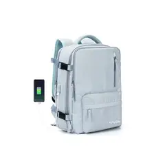 GENERICO - Mochila De Senderismo Impermeable De Viaje Grande Azul