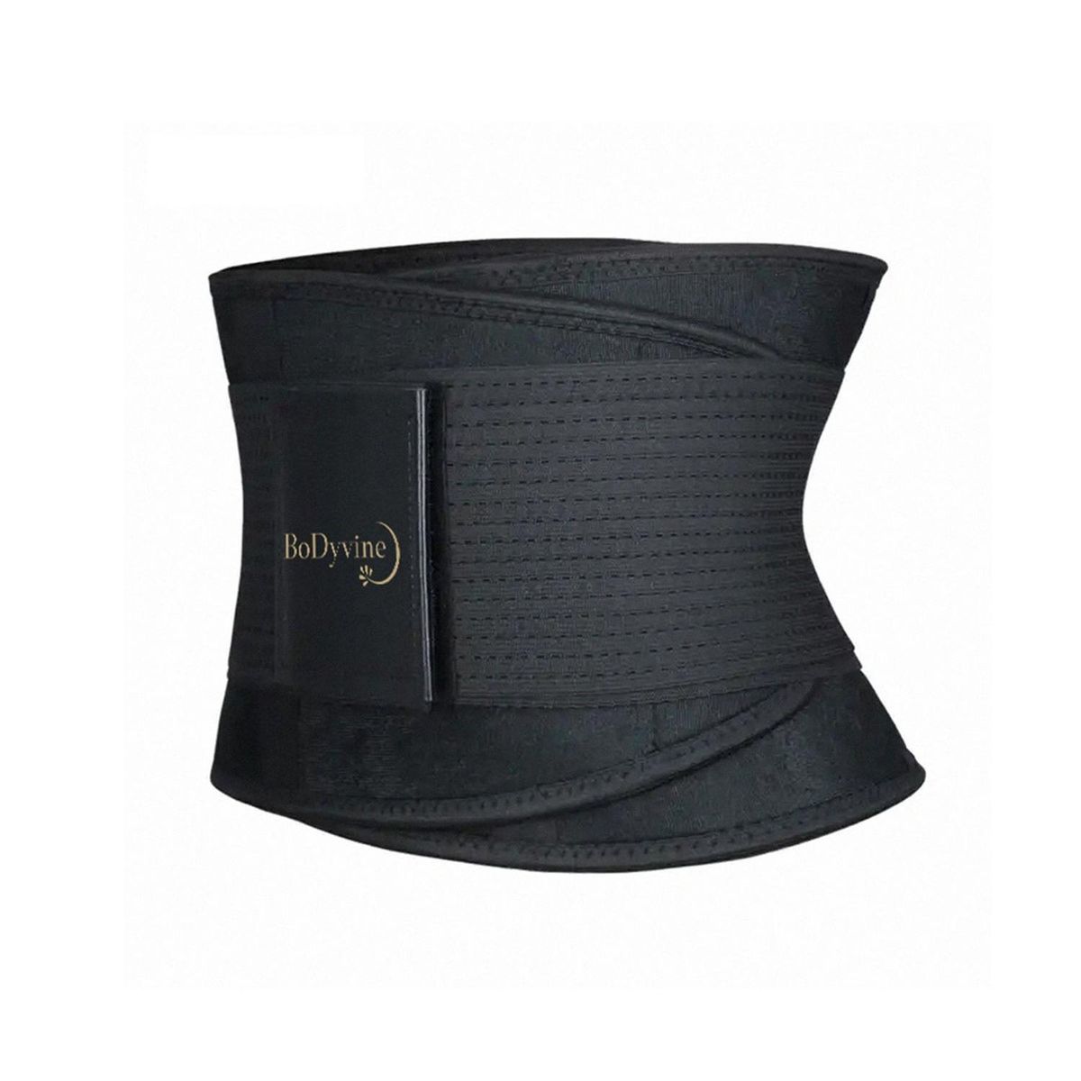 BODYVINE - Faja Cinturilla Reductora Reloj de Arena BoDyvine Ajustable - Negro