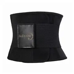 BODYVINE - Faja Reductora Cinturilla Modeladora Ajustable - Negro