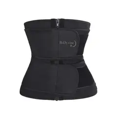BODYVINE - Faja Reductora Cinturilla Ajustable Doble Sujeción - Negro