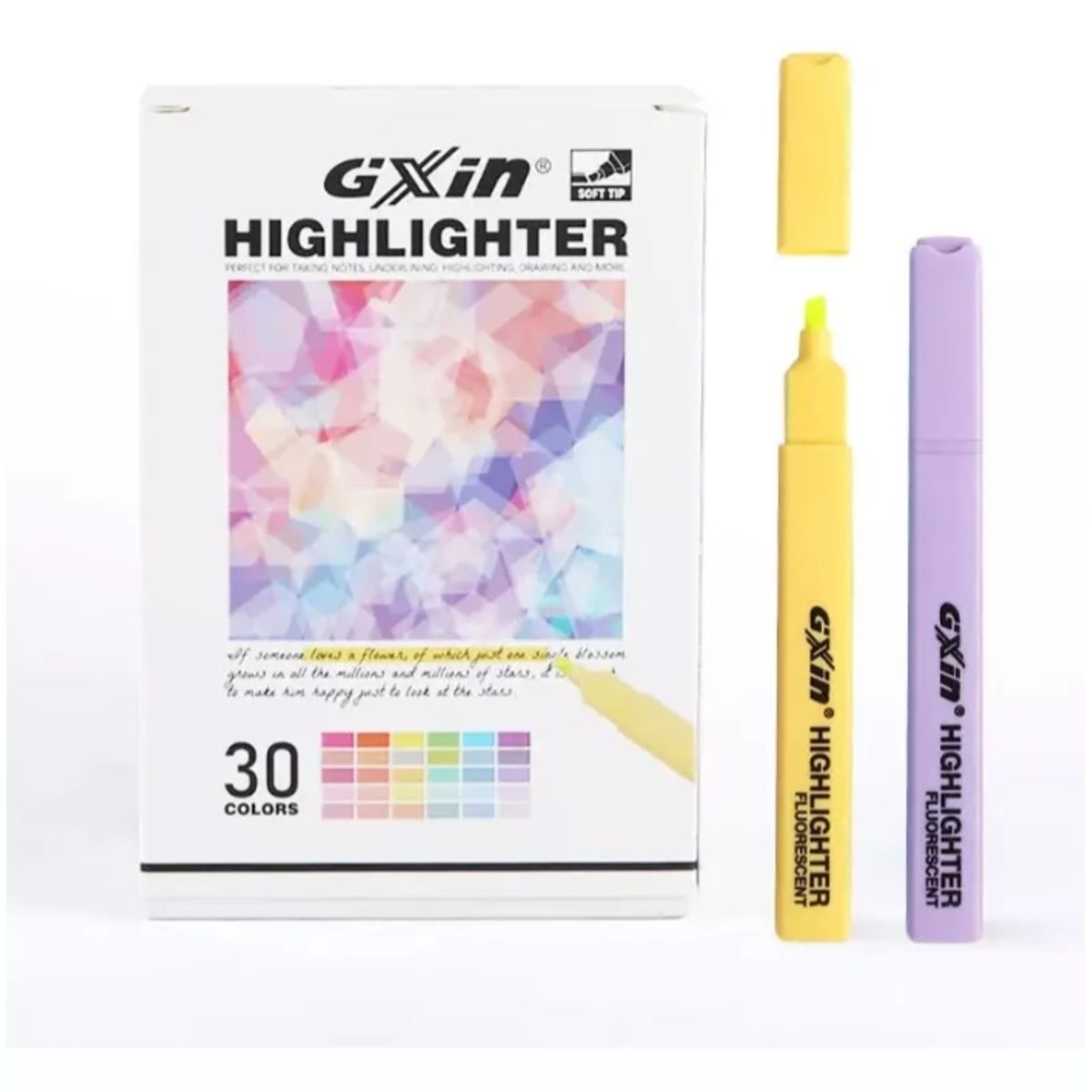 GENERICO - Destacadores Set 30 Colores Pastel