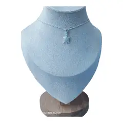 GENERICO - Cadena colgante tortuga con circones de plata 925