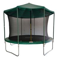 Cama Elastica Con Techo 12 Pies Verde