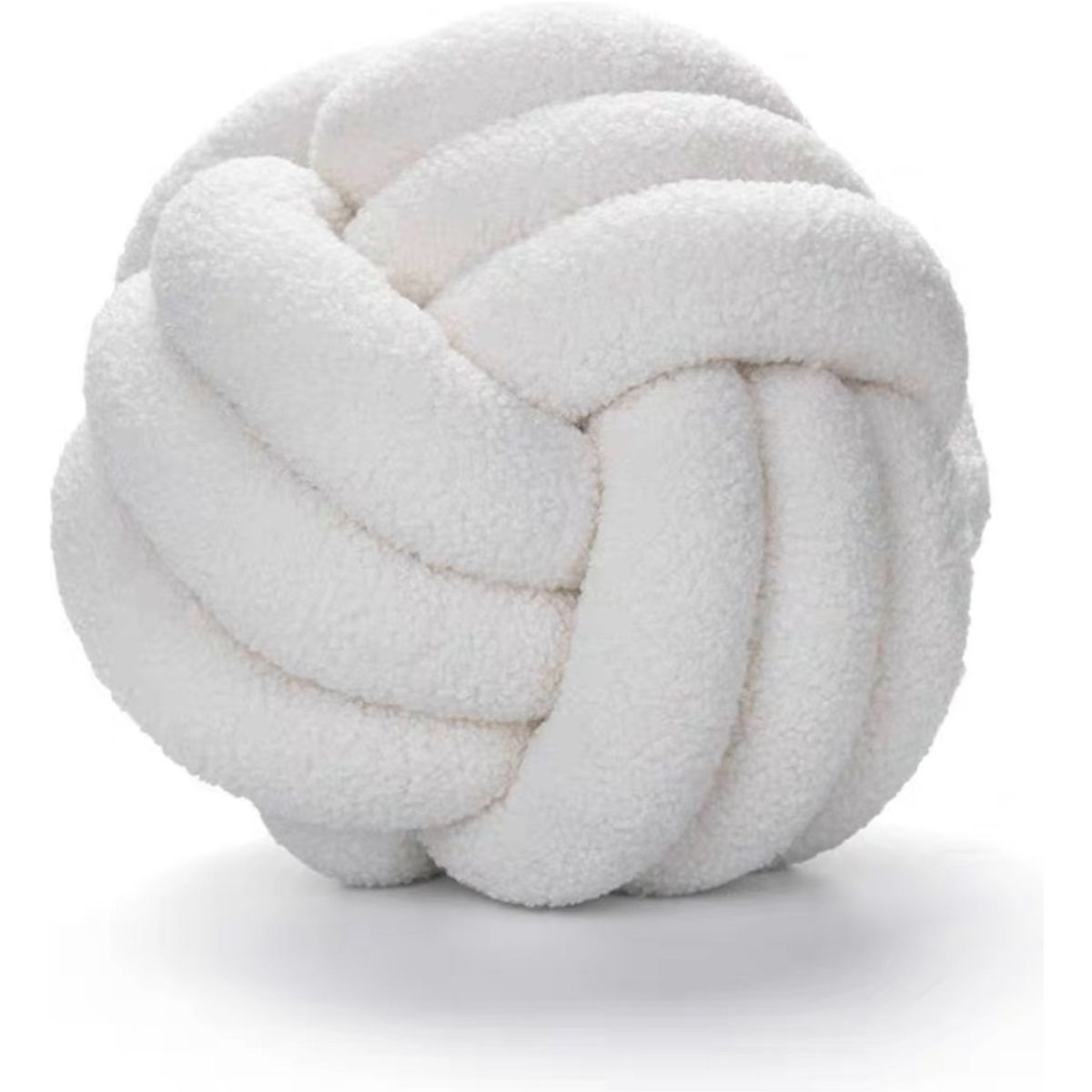 GENERICO - Cojin Decorativo Modelo Nudo Acolchado Color Blanco